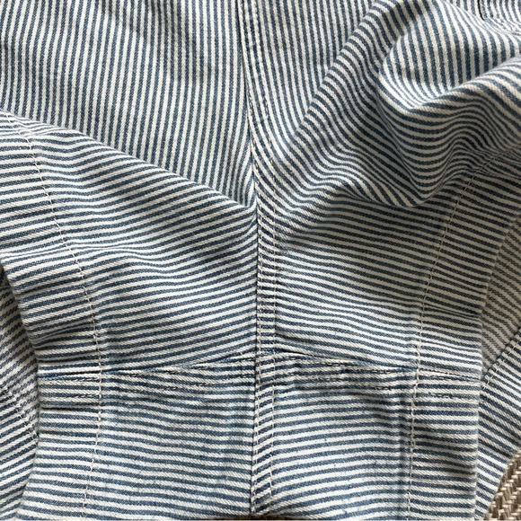 J. Crew Point Sur Seaside Short Pull On Cotton 3” Blue & White Stipe XXL - Picture 4 of 8